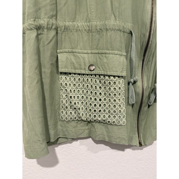 Cato Jade Green Zippered Sleeveless Top Size 26/28w 4X - Picture 3 of 8